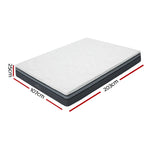 Giselle Bedding Memory Foam Mattress Bed Cool Gel 25cm King Single - Furniture > Mattresses