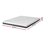 Giselle Bedding Memory Foam Mattress Bed Cool Gel Non Spring 15cm Queen - Furniture > Mattresses