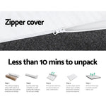 Giselle Bedding Memory Foam Mattress Bed Cool Gel Non Spring 15cm Single - Furniture > Mattresses