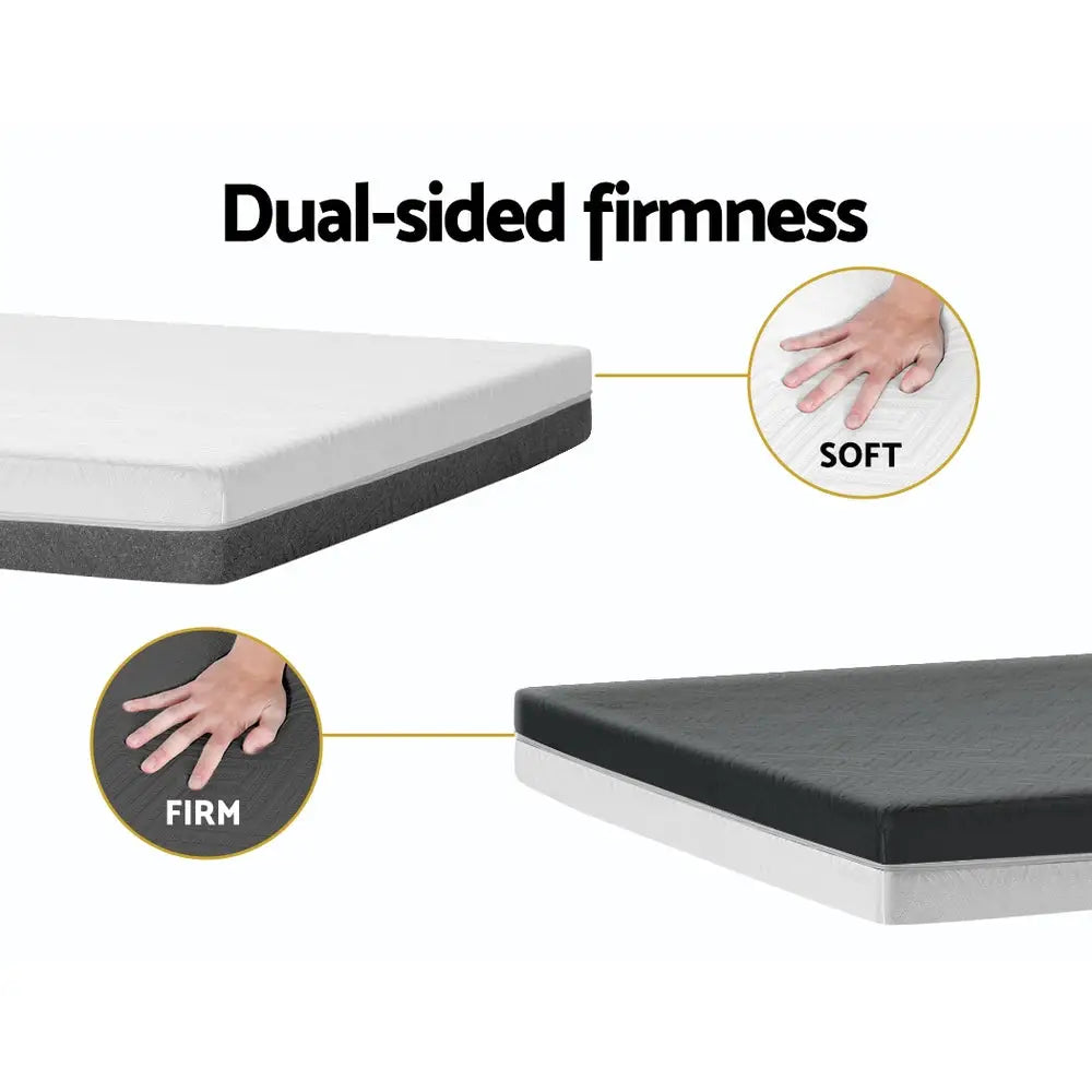 Giselle Bedding Memory Foam Mattress Bed Cool Gel Non Spring 15cm Single - Furniture > Mattresses