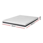 Giselle Bedding Memory Foam Mattress Bed Cool Gel Non Spring 15cm Single - Furniture > Mattresses