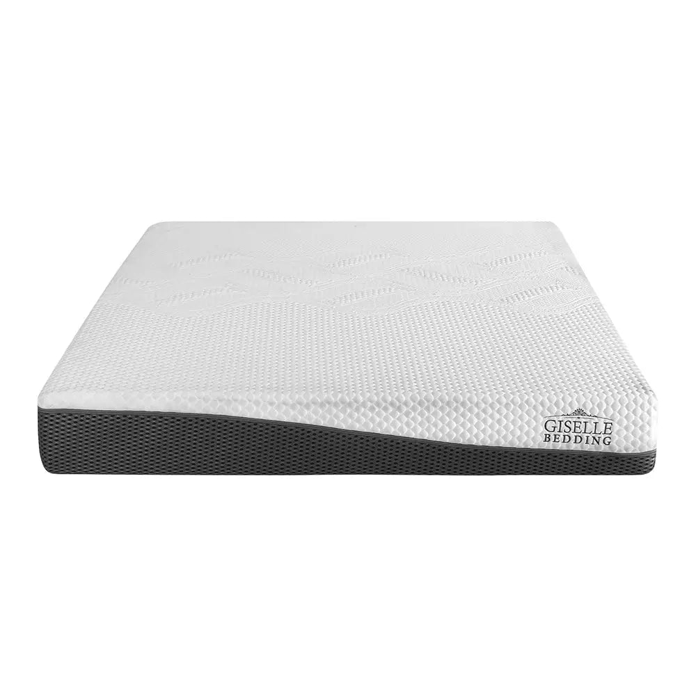 Giselle Bedding Memory Foam Mattress Bed Cool Gel Non Spring 21cm Queen - Furniture > Mattresses