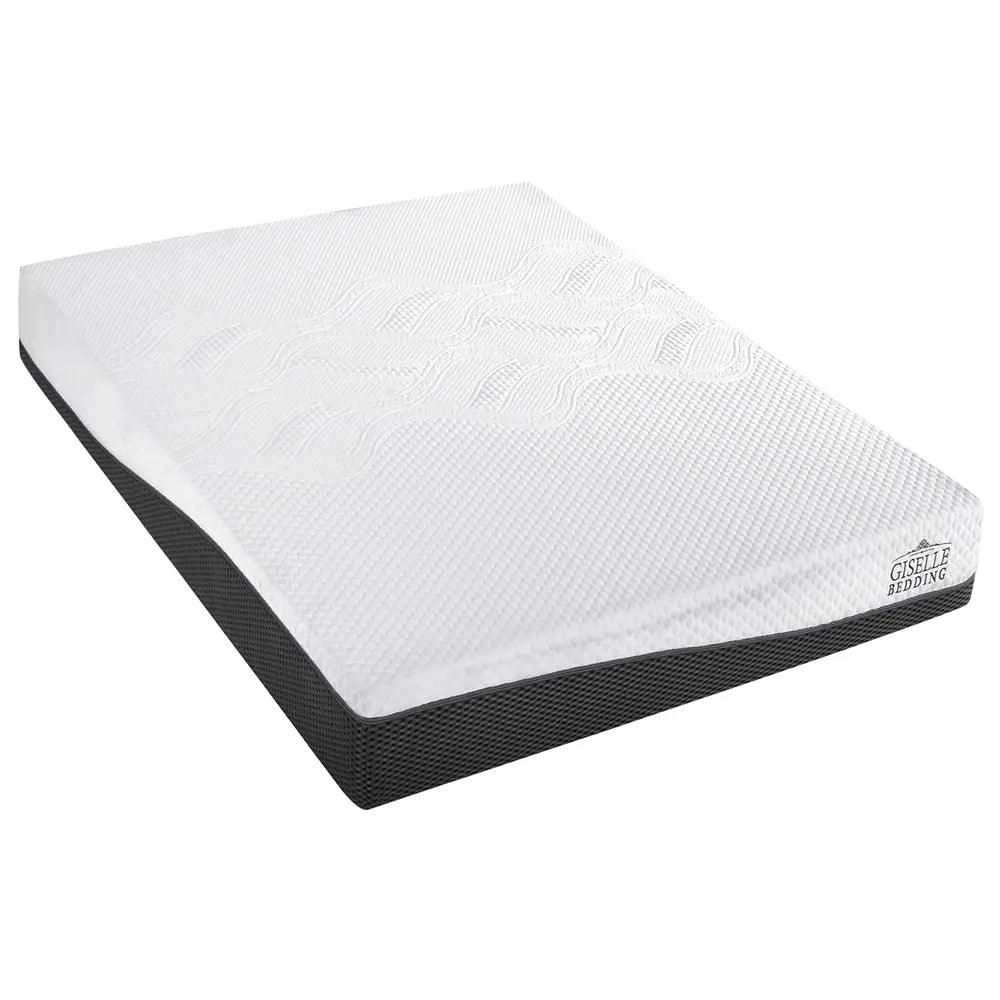 Giselle Bedding Memory Foam Mattress Bed Cool Gel Non Spring 21cm Queen - Furniture > Mattresses