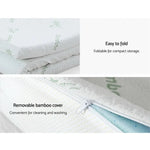 Giselle Bedding Memory Foam Mattress Topper 11-Zone 8cm Single - Home & Garden > Bedding