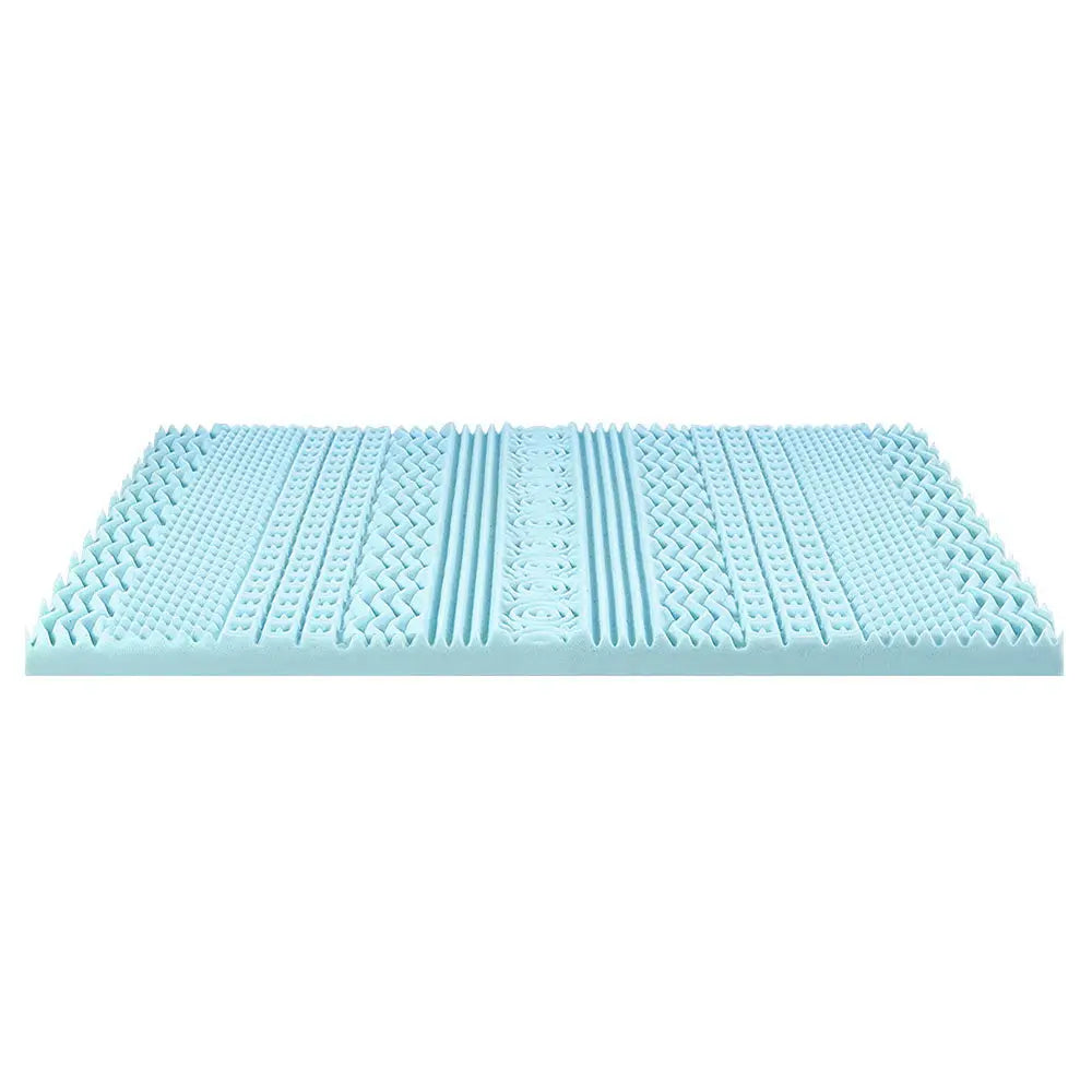 Giselle Bedding Memory Foam Mattress Topper 11-Zone 8cm Single - Home & Garden > Bedding