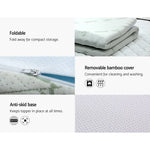 Giselle Bedding Memory Foam Mattress Topper 7-Zone 5cm King - Furniture > Mattresses