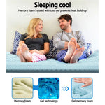 Giselle Bedding Memory Foam Mattress Topper 7-Zone 5cm King - Furniture > Mattresses