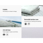 Giselle Bedding Memory Foam Mattress Topper 7-Zone 8cm King - Furniture > Mattresses