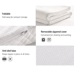 Giselle Bedding Memory Foam Mattress Topper 8cm Double - Furniture > Mattresses