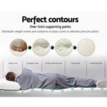 Giselle Bedding Memory Foam Mattress Topper 8cm Queen - Furniture > Mattresses