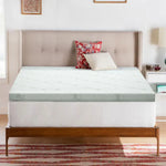 Giselle Bedding Memory Foam Mattress Topper Cool Gel 10cm Queen - Furniture > Mattresses