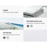 Giselle Bedding Memory Foam Mattress Topper Cool Gel 5cm Double - Furniture > Mattresses