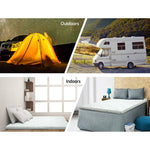 Giselle Bedding Memory Foam Mattress Topper Cool Gel 5cm Double - Furniture > Mattresses