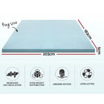 Giselle Bedding Memory Foam Mattress Topper Cool Gel 5cm King - Furniture > Mattresses