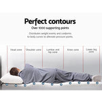 Giselle Bedding Memory Foam Mattress Topper Cool Gel 5cm Single - Furniture > Mattresses