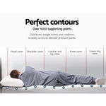 Giselle Bedding Memory Foam Mattress Topper Cool Gel 8cm Double - Furniture > Mattresses