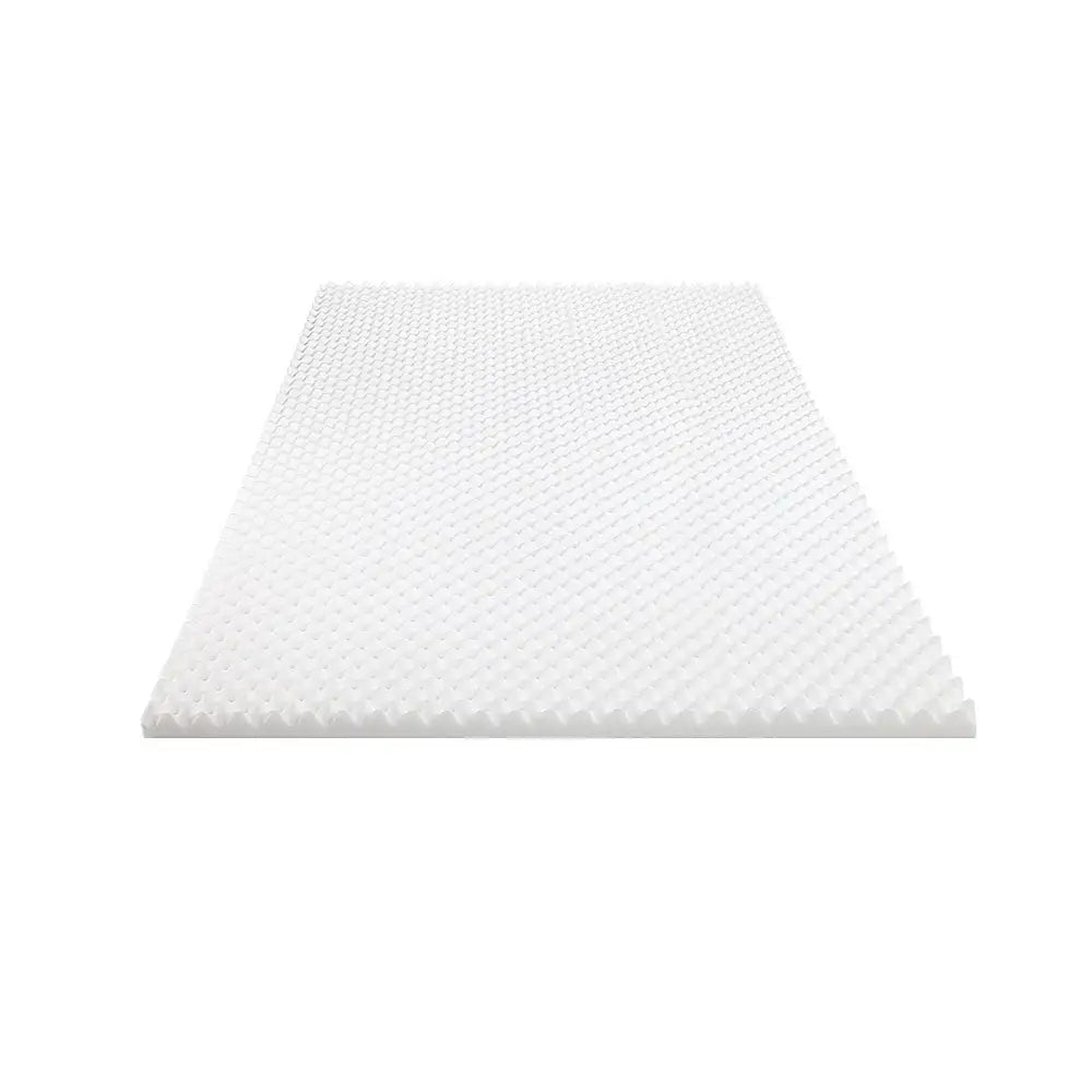 Giselle Bedding Memory Foam Mattress Topper Egg Crate 5cm Single - Furniture > Mattresses