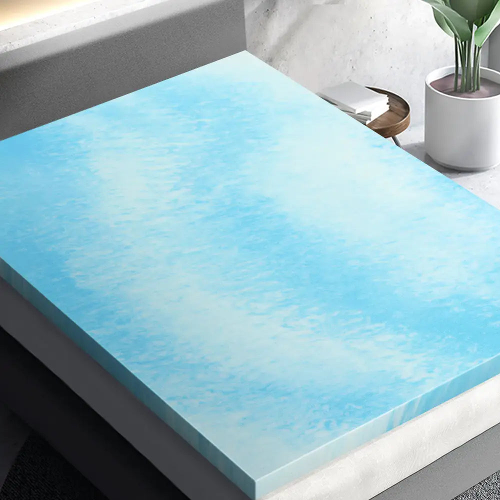 Giselle Bedding Memory Foam Mattress Topper Gel 5cm Queen - Home & Garden > Bedding