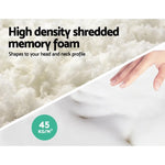 Giselle Bedding Memory Foam Pillow 13cm Thick Twin Pack - Home & Garden > Bedding