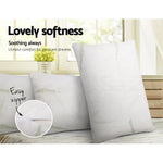 Giselle Bedding Memory Foam Pillow Bamboo Twin Pack - Home & Garden > Bedding