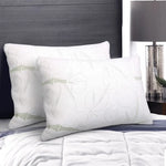 Giselle Bedding Memory Foam Pillow Bamboo Twin Pack - Home & Garden > Bedding