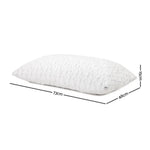 Giselle Bedding Memory Foam Pillow Single Size Twin Pack - Home & Garden > Bedding