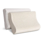 Giselle Bedding Natural Latex Pillow 2-Zone Twin Pack - Home & Garden > Bedding