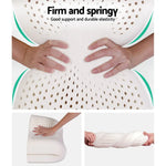 Giselle Bedding Natural Latex Pillow 2-Zone Twin Pack - Home & Garden > Bedding