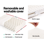 Giselle Bedding Natural Latex Pillow Twin Pack - Home & Garden > Bedding