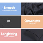 Giselle Bedding Quilt Cover Set Classic Black Queen - Home & Garden > Bedding