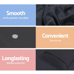 Giselle Bedding Quilt Cover Set Classic Black Super King - Home & Garden > Bedding