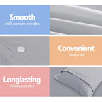 Giselle Bedding Quilt Cover Set Classic Grey Super King - Home & Garden > Bedding