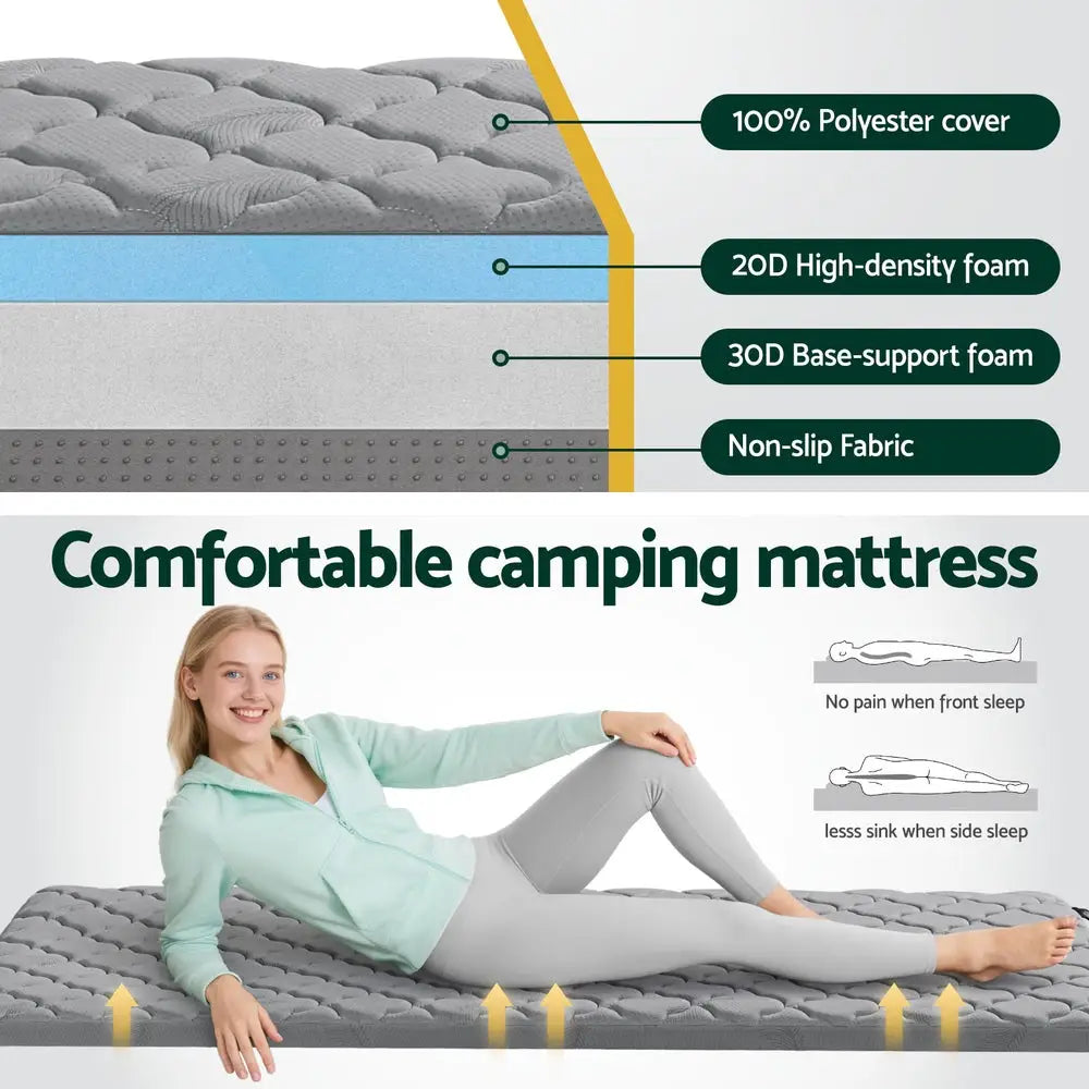Giselle Bedding Single Foldable Mattress Camping Mat - Outdoor Recreation > Camping > Inflatable Mattresses