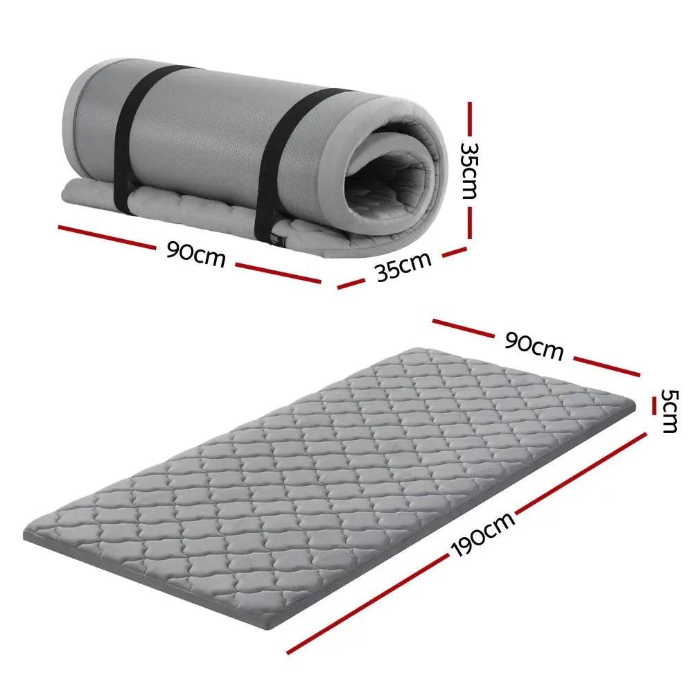Giselle Bedding Single Foldable Mattress Camping Mat - Outdoor Recreation > Camping > Inflatable Mattresses
