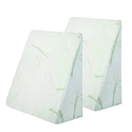 Giselle Bedding Wedge Pillow Bamboo Cover Twin Pack - Home & Garden > Bedding