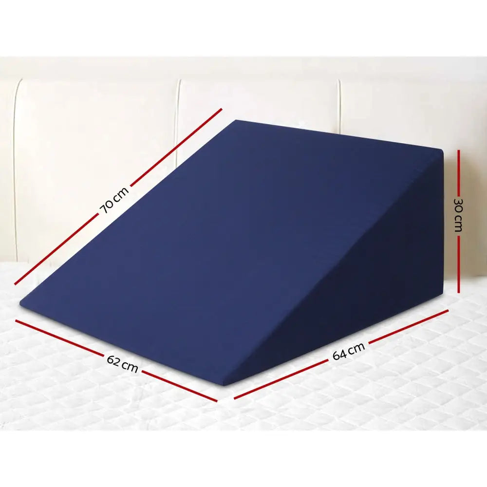 Giselle Bedding Wedge Pillow Blue Twin Pack - Home & Garden > Bedding