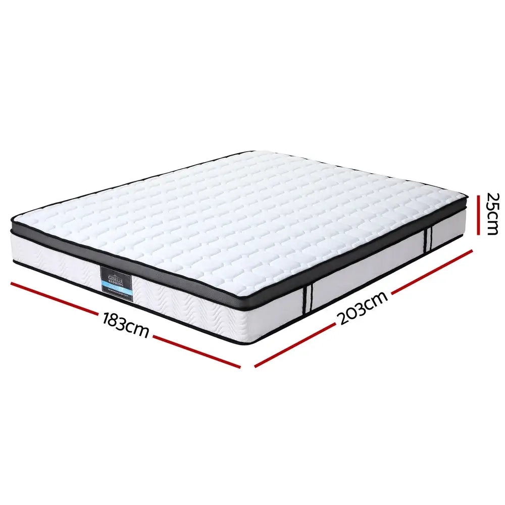 Giselle Mattress Cool Gel Foam 25cm King - Furniture > Mattresses > King Size Mattress