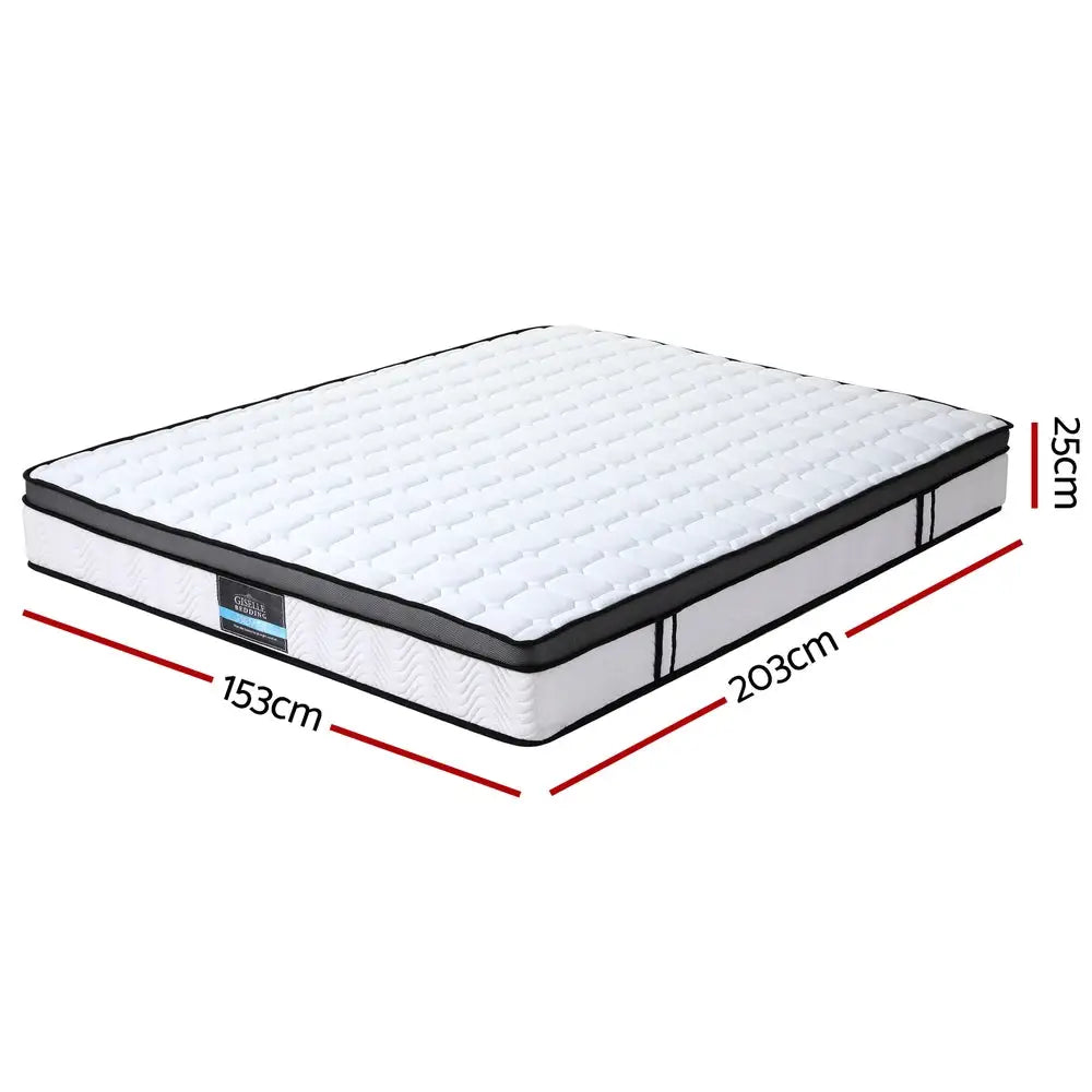 Giselle Mattress Cool Gel Foam 25cm Queen - Furniture > Mattresses > Queen Mattress