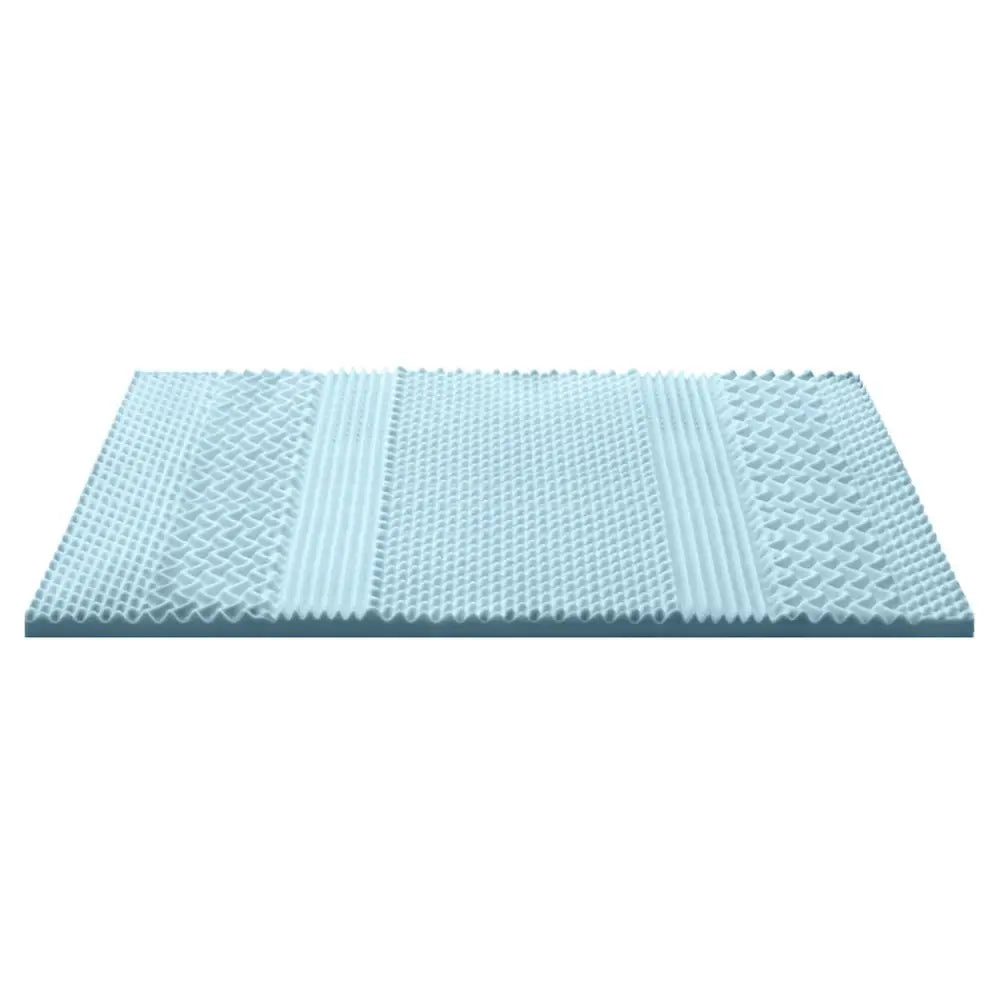 Giselle Memory Foam Mattress Topper 7-Zone 8cm King Single - Furniture > Mattresses > Mattress Toppers