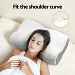 Giselle Memory Foam Pillow Contour Neck - Home & Garden > Bedding