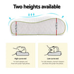 Giselle Memory Foam Pillow Contour Neck - Home & Garden > Bedding