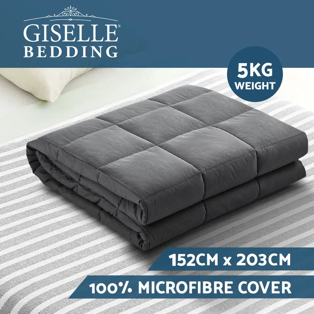Giselle Weighted Blanket 5KG Adult - Home & Garden > Bedding