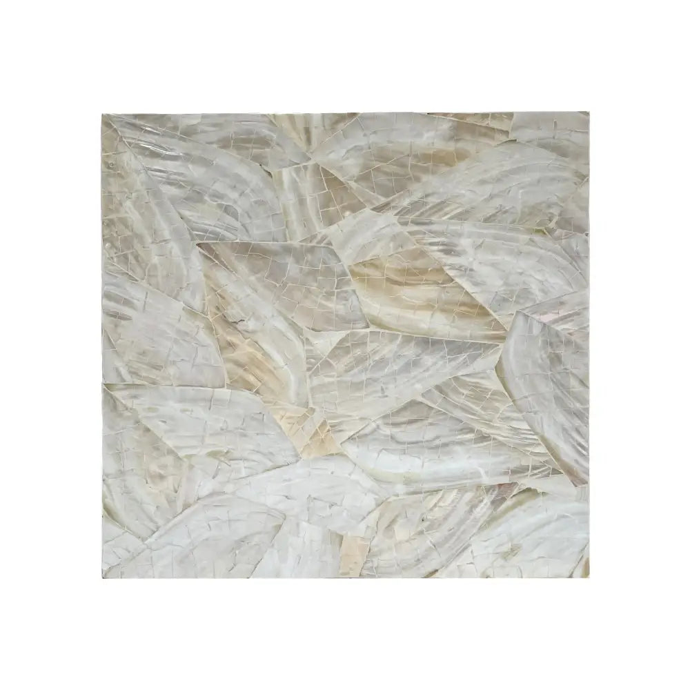 GLEESON MOTHER OF PEARL HAND MADE SIDE TABLE - Furniture > Living Room > Side Tables