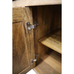 Gloriosa Buffet Table 180cm 4 Door 5 Drawer Solid Mango Timber Wood - Honey Wash - Furniture > Living Room