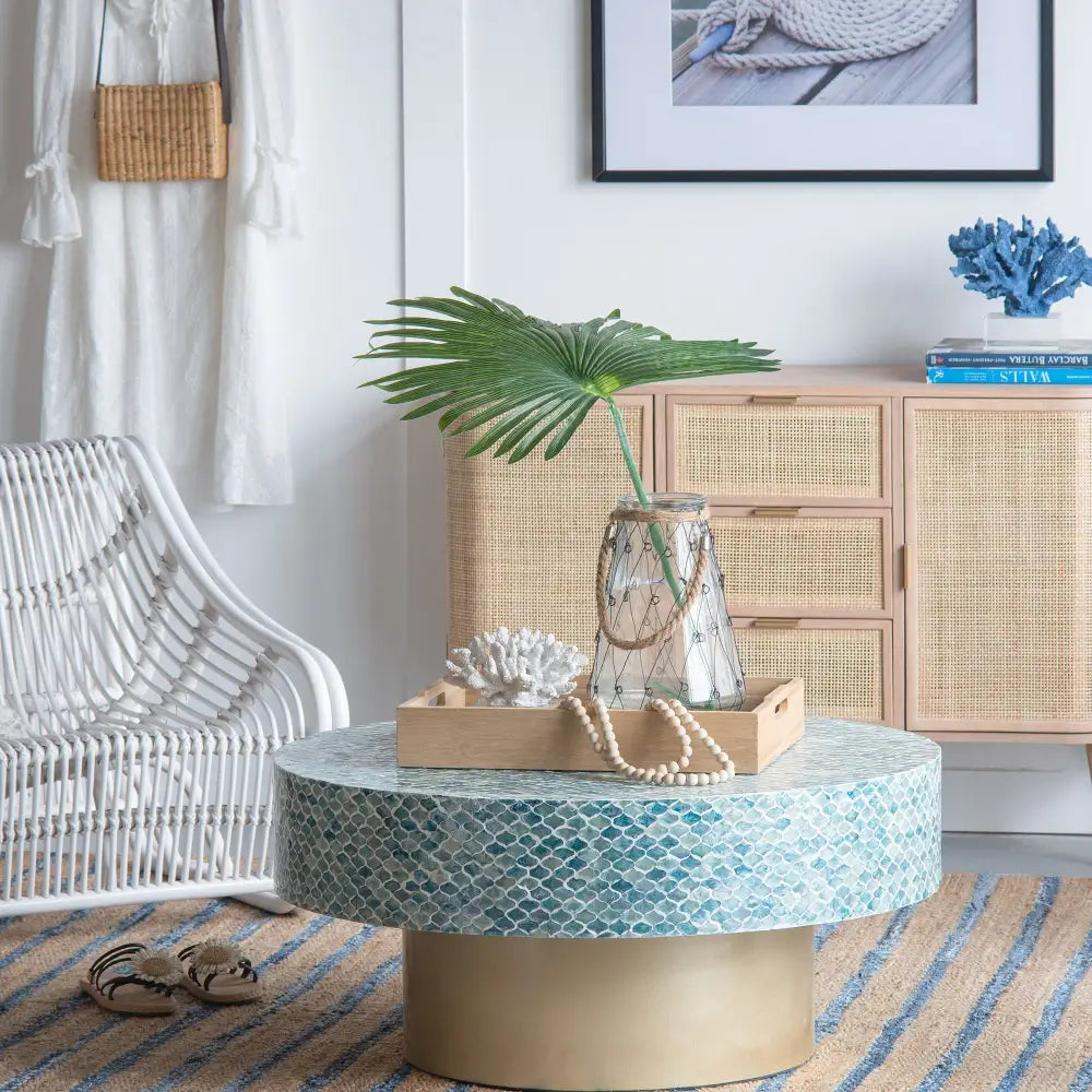 GOA SHELL COFFEE TABLE - Furniture > Living Room > Coffee Tables
