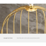 Gold and White Elegant 2-Tier Gold Birdcage Cosmetic Organizer - Wrought Iron Countertop Storage Rack for Skincare