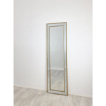 Gold Beaded Framed Mirror - Free Standing 50cm x 170cm - Home & Garden > Decor