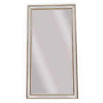Gold Beaded Framed Mirror - X Large 190cm x 100cm - Home & Garden > Decor