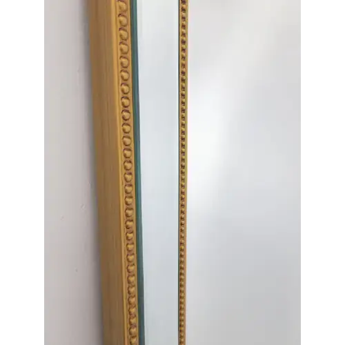 Gold Beaded Framed Mirror - X Large 190cm x 100cm - Home & Garden > Decor