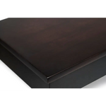 Gold Black Wooden Slim Hallway Console Table with Finial Legs - Furniture > Living Room